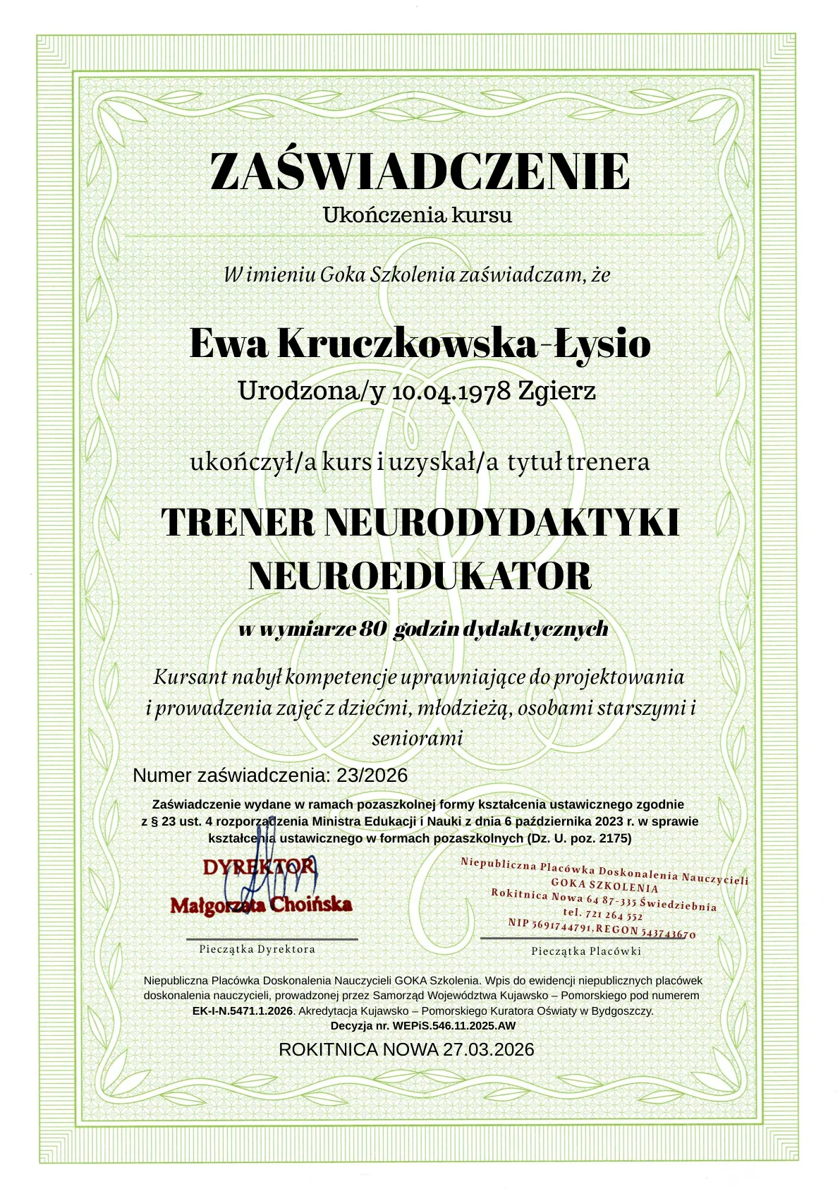 TRENER NEURODYDAKTYKI NEUROEDUKATOR 2026 01