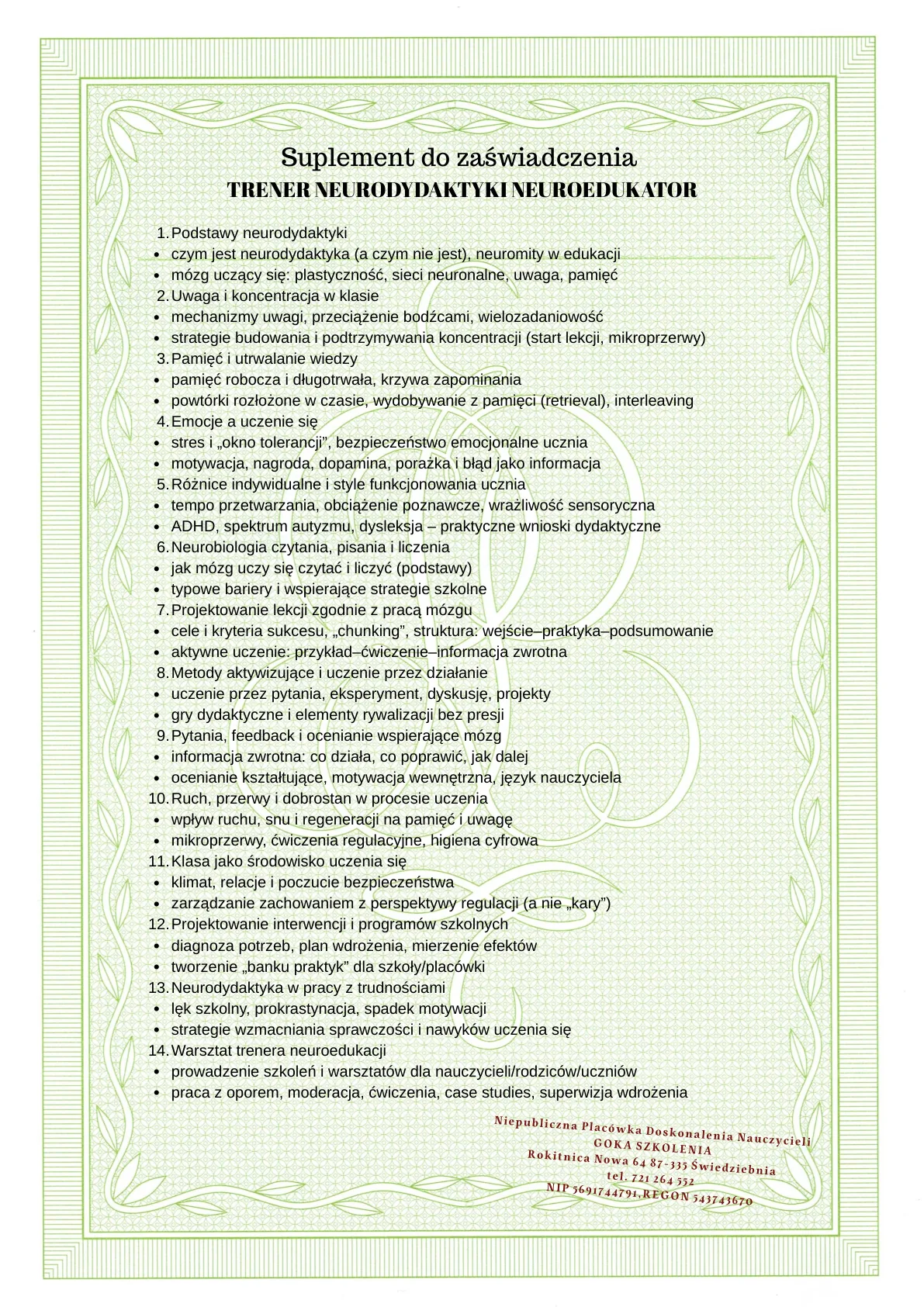 TRENER NEURODYDAKTYKI NEUROEDUKATOR 2026 02